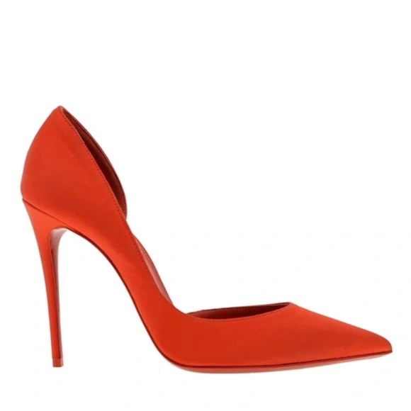 Christian Louboutin Pumps Iriza 100 Satin Size 40 New In Box - Picture 2 of 9